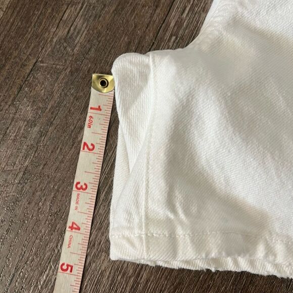 Agolde Parker Long Short Loose Fit Vintage Short Denim Jeans-Size 32 - Picture 8 of 8